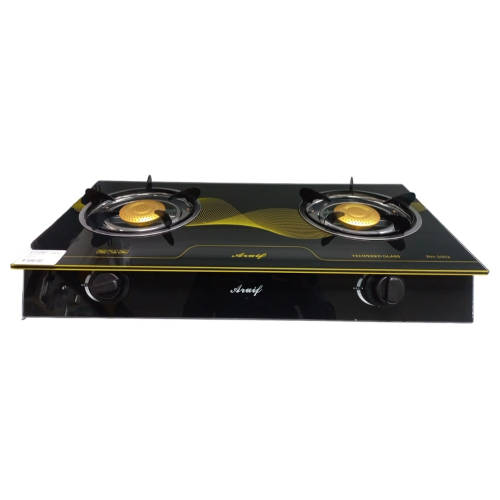 Other Hobs, Stoves & Ovens Double Burner Tempered Glass Gas Stove for